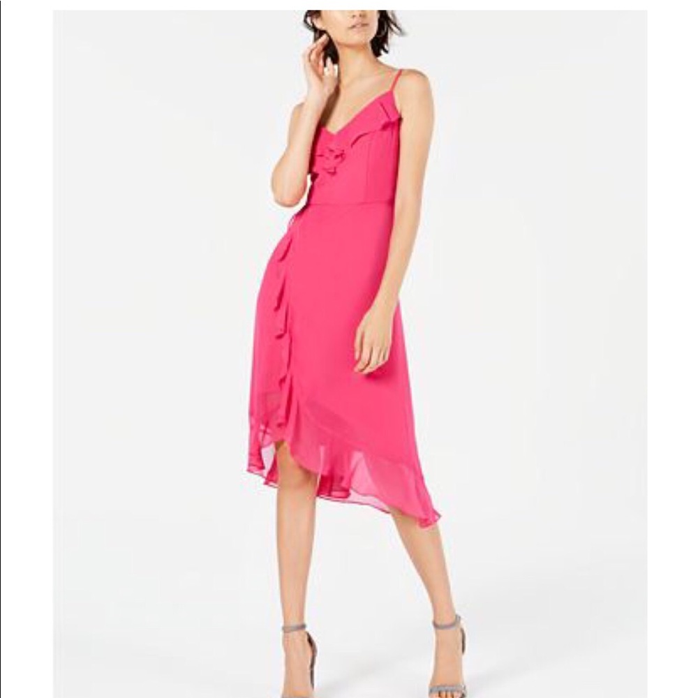 Pink Kensie Dresses Ruffle Dress